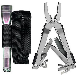 Ripoffs CO-80 AA Mini Flashlight/Multi-Tool Pouch