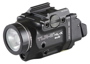 Streamlight 69469 TLR-8® HL-X sub USB Tactical Rail Mounted Light with Red Laser for Springfield Armory® Hellcat® and Heckler & Koch® CC9 subcompact handguns