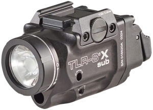 Streamlight 69418 TLR-8® X sub Rail Mounted Tactical Light with Red Laser for 1913 Railed Subcompact Handguns