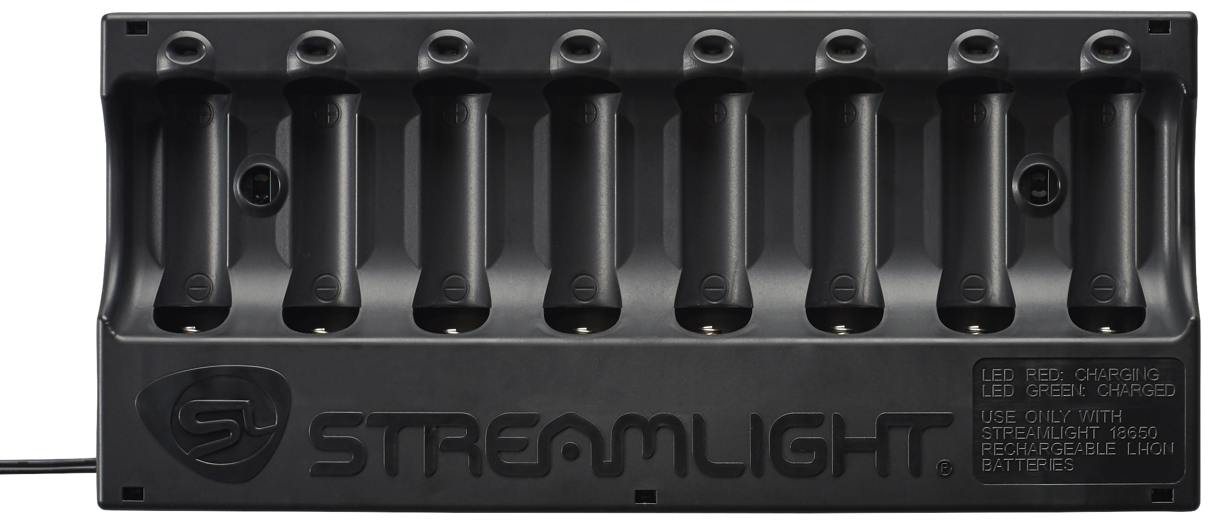 Streamlight 20220 Li-Ion 8-unit Bank Charger, No Battery Packs Included