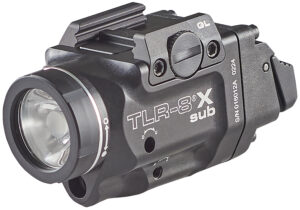 Streamlight 69411 TLR-8® X sub Rail Mounted Tactical Light with Red Laser for GLOCK® 43X/48 MOS and 43X/48 Rail Handguns
