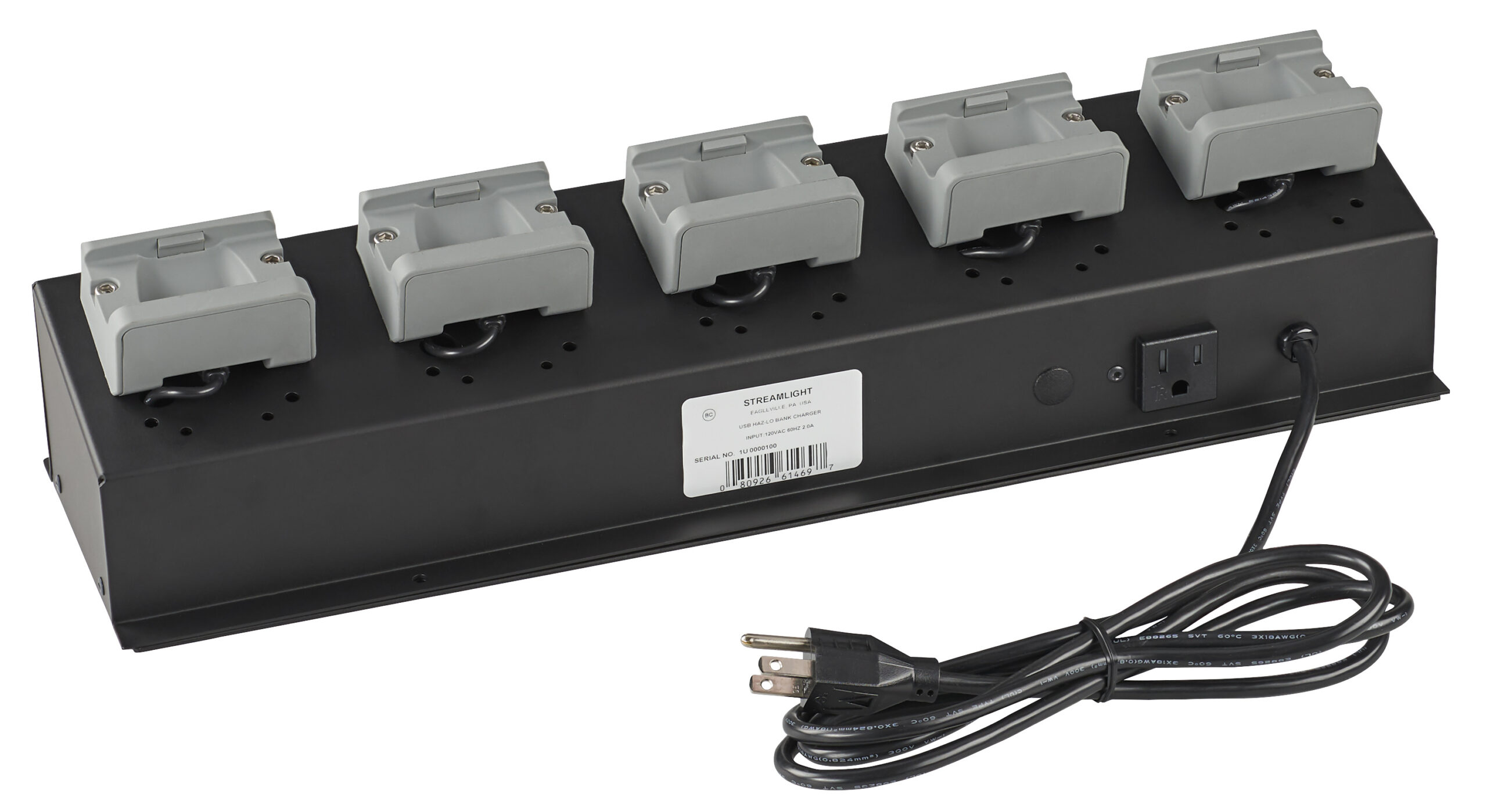 Streamlight 61469 USB HAZ-LO® Headlamp 5-Unit Bank Charger
