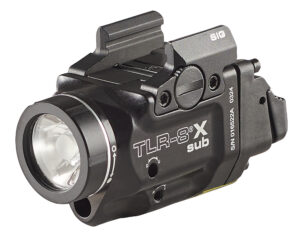 Streamlight 69417 TLR-8® X sub Rail Mounted Tactical Light with Red Laser for SIG SAUER® P365® and P365® XL Handguns