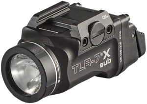 Streamlight 69405 TLR-7® X sub USB Tactical Rail Mounted Light for GLOCK® 43X MOS, 48 MOS, 43X Rail and 48 Rail Subcompact Handguns