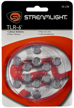 Streamlight 69281 12-Pack of CR 1/3N Lithium Batteries for the TLR-6® Gun Light