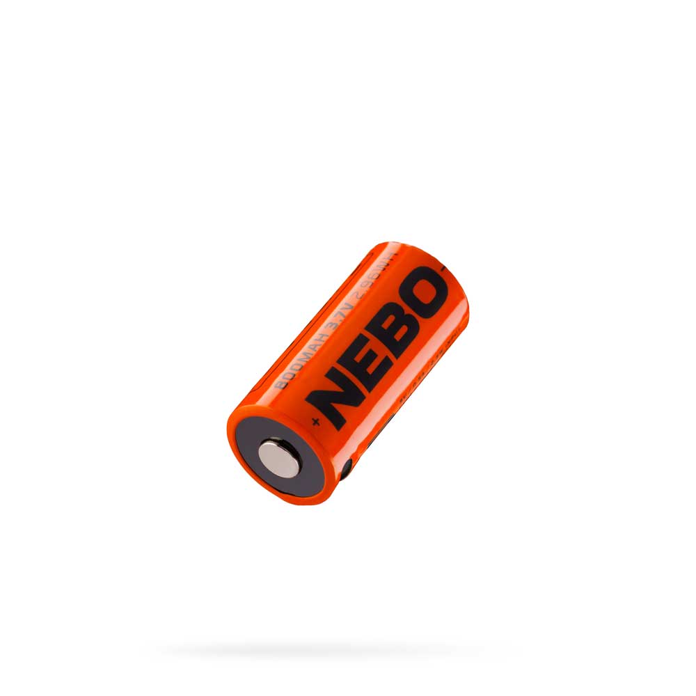 Nebo BAT-0013 16340 (800mAh, 3.7V) LITHIUM-ION RECHARGEABLE BATTERY
