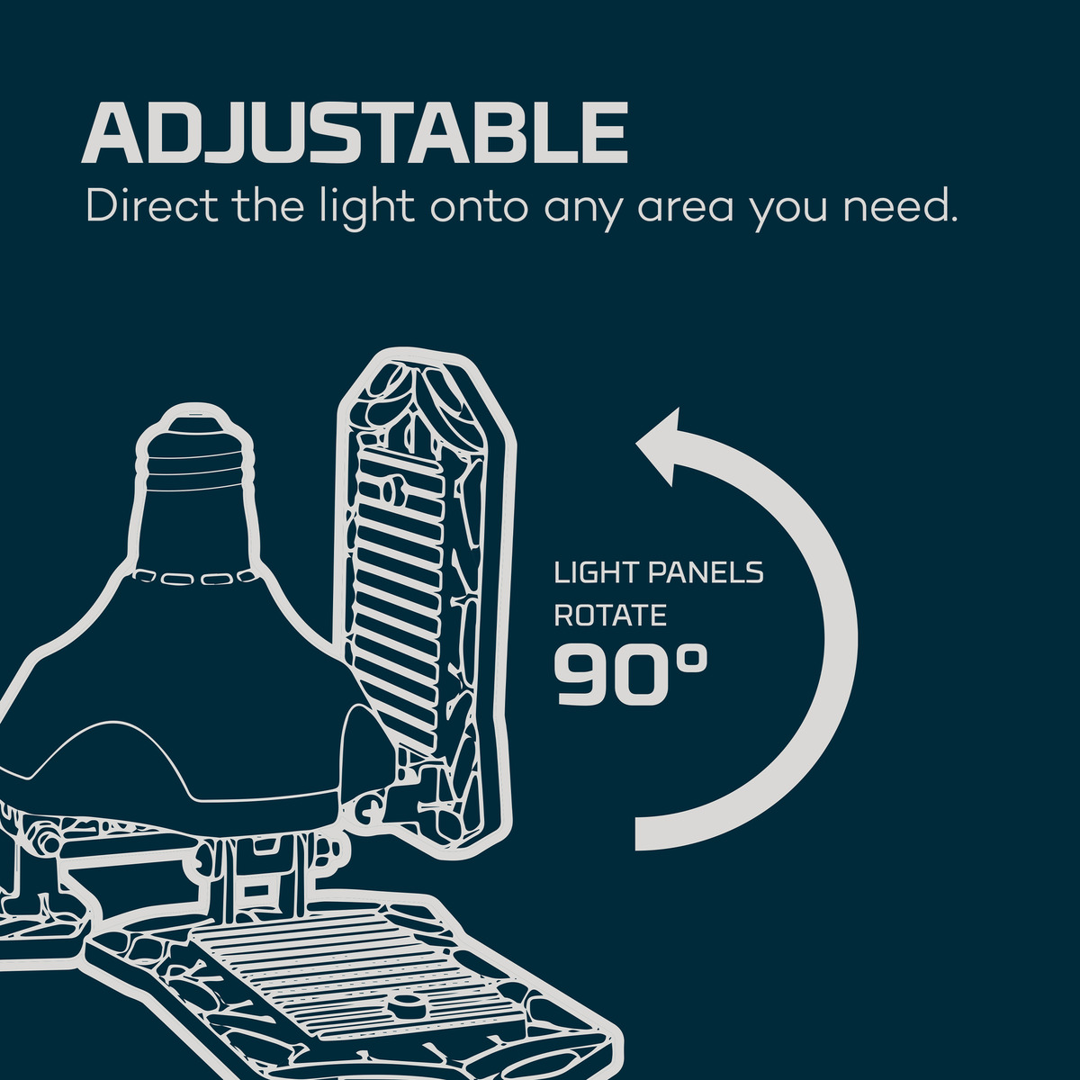 Nebo ARE-0001 HIGH BRIGHT 9000 Garage Light