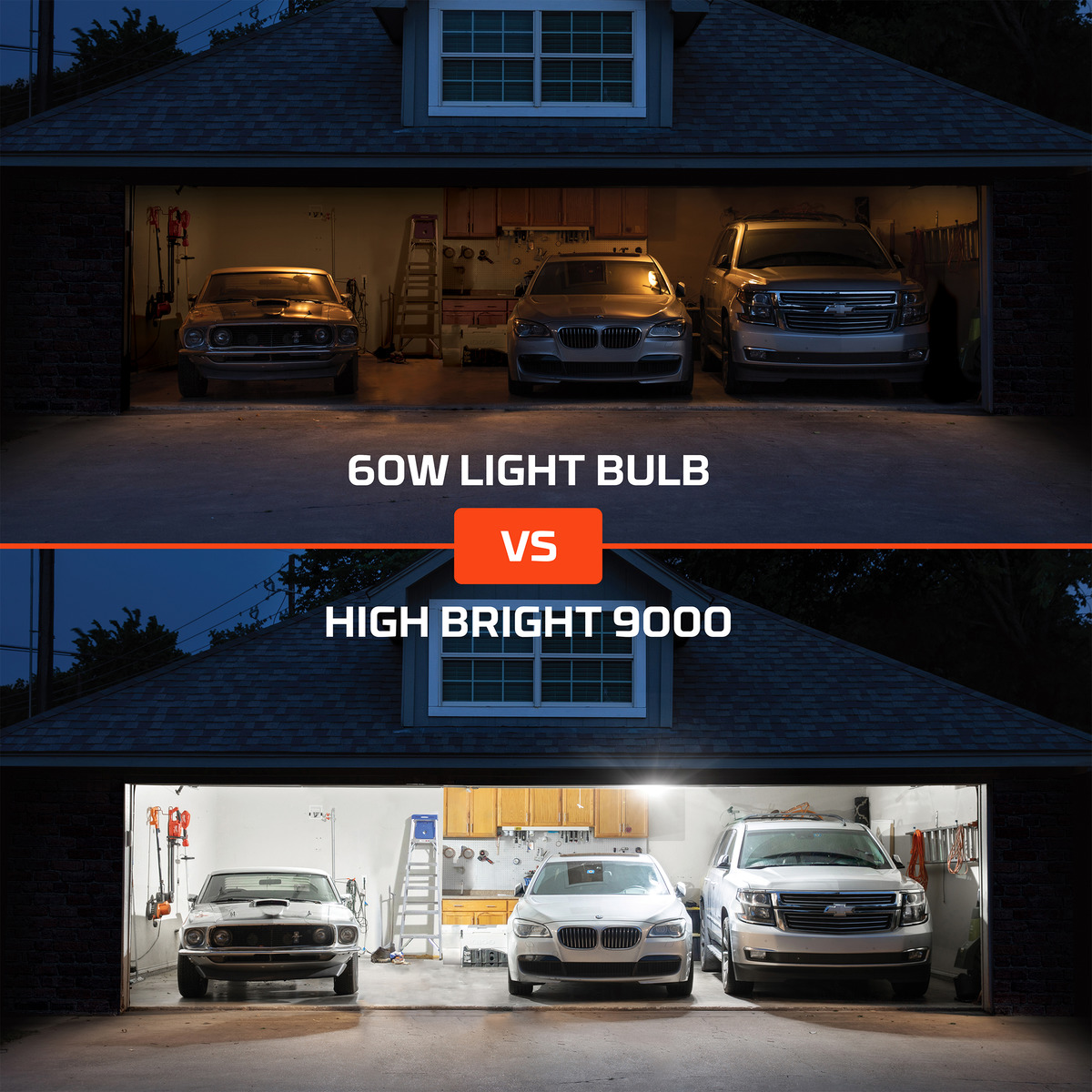Nebo ARE-0001 HIGH BRIGHT 9000 Garage Light