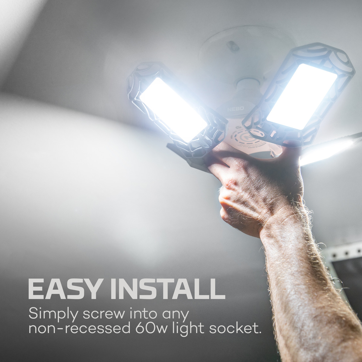 Nebo ARE-0001 HIGH BRIGHT 9000 Garage Light